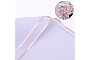 BBJ WRAPS Waterproof Floral Wrapping Paper Sheets Fresh Flowers Bouquet Gift Packaging Korean Florist Supplies, 20 Sheets (Light Purple)