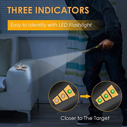 RM RICOMAX Pinpointer Metal Detector - Portable Metal Detector 2019 New [3 LED Range Indicators & Buzzer Vibration Sound] Treasure Hunt Pinpoint Metal Detector for Adults & Kids Lightweight - Thumbnail 3