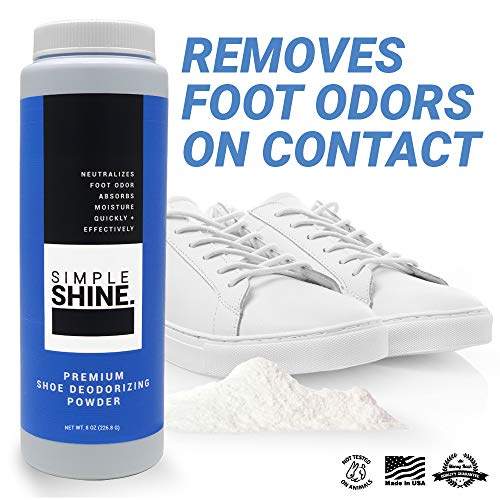 NEW Premium Shoe Deodorizer Powder Foot Powder Shoe Odor Eliminator Large 8 oz Fresh Smell