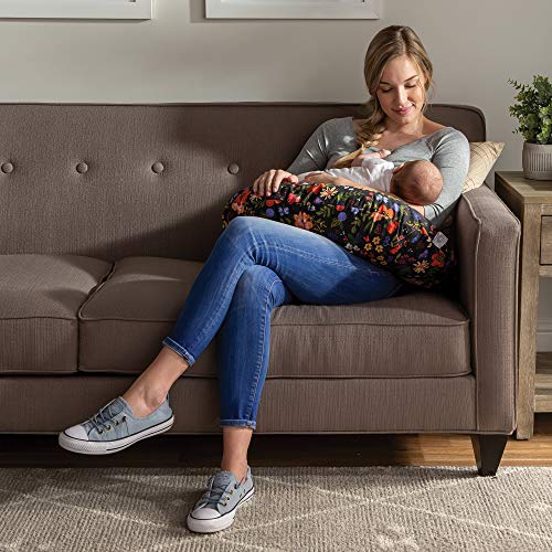Boppy Original Nursing Pillow & Positioner, Black Floral Pricepulse
