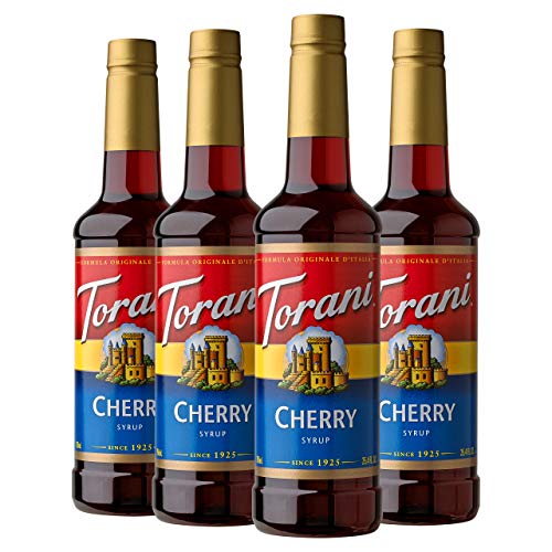 Torani Syrup, Cherry, 25.4 Oz (Pack Of 4)