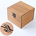 Aneco 30 Sets Antique Right Latch Hook Hasp Wood Jewelry Box Hasp Catch Decoration with Replacement Screws, Bronze Tone (Right Latch Hasp)