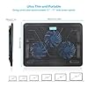 TECKNET-12-17-Quiet-Laptop-Cooler-Cooling-Pad-Stand-With-3-USB-Powered-Fans-1200-RPM-Light-Weight-Ultra-Slim-Design TECKNET Laptop Cooling Pad Adjustable Height Laptop Cooler with 3 Ultra Quiet Fans, Laptop Fan Stand for Desk/Bed/Lap…