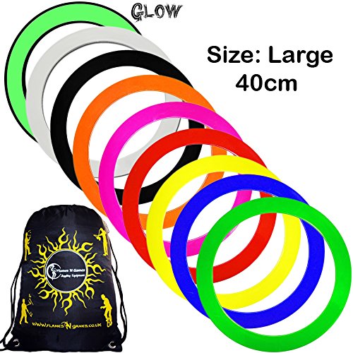 Buy Mr Babache Pro Juggling Rings (Large40cm) + 1x Flames N Games
