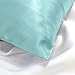 Spasilk Pure Silk Pillowcase, 100% Charmeuse Silk for Hair and Beauty, Hypoallergenic Pillowcase, Queen Sized, White
