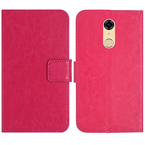 TienJueShi Rosa Book-Style Flip Leather Protector Case Cover Skin Etui Wallet For BLU Studio View XL S790Q 5.7 inch