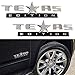 Muzzys (SET OF TWO) Texas Edition 3M Stick On Emblem Badge for GMC Sierra Chevy Silverado Suburban Tahoe Ford F150 Dodge Ram Nissan Titan Truck
