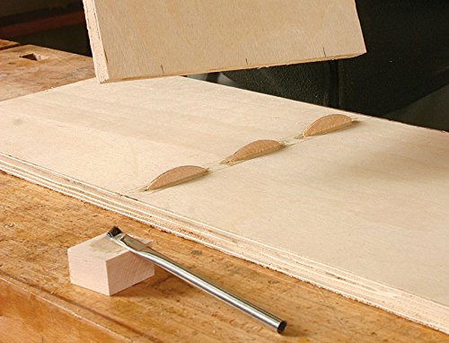 wolfcraft 2923405 Compressed Wafer Shaped Wood Joining Biscuits, #20, 50 Piece Bag
