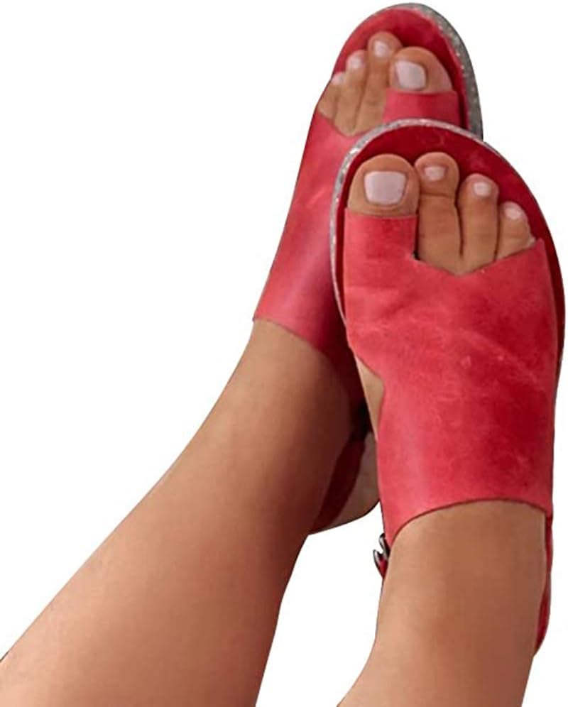 comfy bunion correcting platform sandals