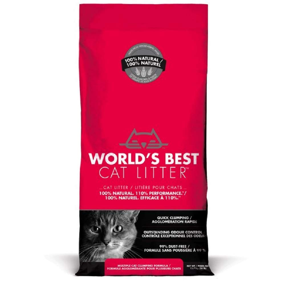 World's Best Cat Litter, Clumping, Biodegradable, Extra Strength 3.18kg