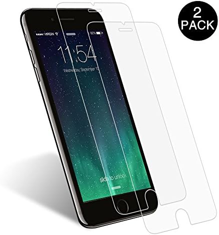 iPhone 7 Screen Protector Tempered Glass - YOTECE Premium Anti-glare Ballistic, 3D Touch Film for Apple iPhone 7（2 pack), Anti-Scratch, Anti-Fingerprint