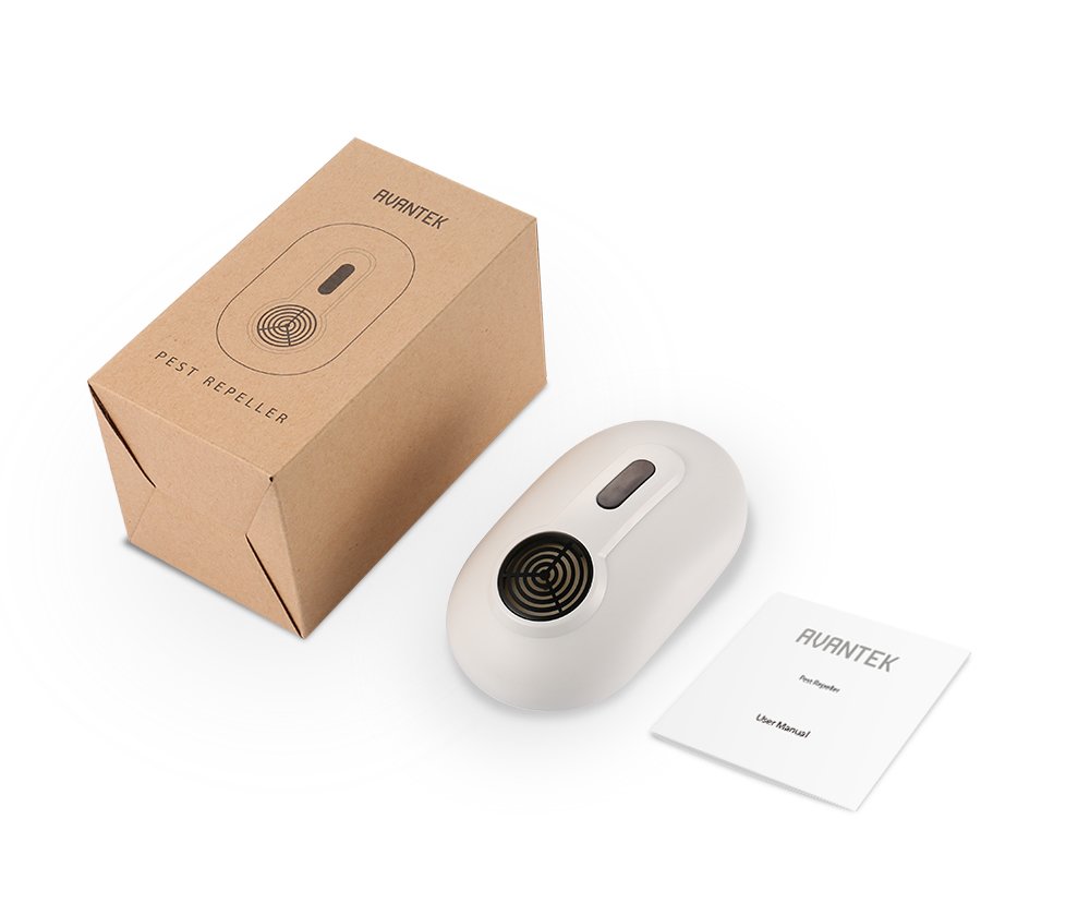 AVANTEK Ultraschall Schädlingsbekämpfer Mäusevertreiber Universalschutz, Niedriger Stromverbrauch