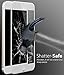 iPhone 7 Screen Protector, Fosmon TOUCH [HD Clear 3D | Full Coverage | Tempered Glass] Color Layer 9H Hardness Oleophobic Coating Glass Shield for Apple iPhone 7 (White)