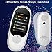PAWACA Smart Voice Translator Device with Photo Translation,106 Languages Two-Way Real Time WiFi/4 Languages Offline Instant Translation,Including Dialects 2.4 Inch Touch for Anywhere