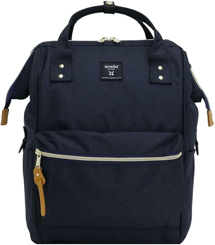 Anero ATB0197Z Backpack with Clasp, S, A4 Base, Water Repellent, Multiple Storage, PC Storage, Black : Clothing, Shoes & Jewelry