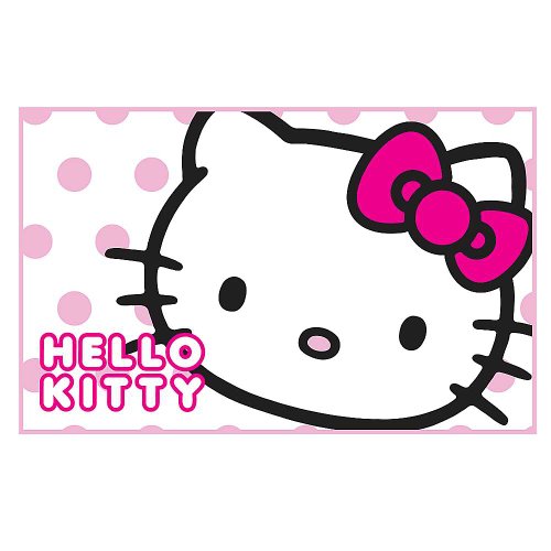 Hello Kitty Bedroom Floor Rug/Mat