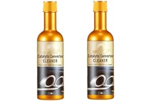 KXC Catalytic Converter Cleaner Auto Parts Engine, Fuel and Exhaust System Cleaner Oil Carbon Removal ， Catalytic Converter Cleaner，Fuel System Treatment Oil Additive for Gas and Diesel Car. (2PC)