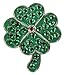 Navika Four Leaf Clover Swarovski Crystal Ball Marker with Hat Clip