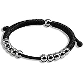 Acun Golf 10 Stainless Steel Beads Stroke Counter Adjustable Cord Bracelet Golf Score Counter Bracelet for Men & Women