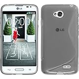 Silicone Case for LG L70 - S-Style gray - Cover PhoneNatic + protective foils