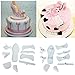 Shopline 9 Pcs Plastic Sandal Fondant Mold, Lady High-Heeled Shoes Fondant Cake Sugar Craft Baking Cutter Mold