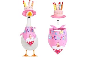Outdoor Garden Birthday Goose Outfit Perfect Costume Set with Fun Accessories for Lawn Goose Decoration