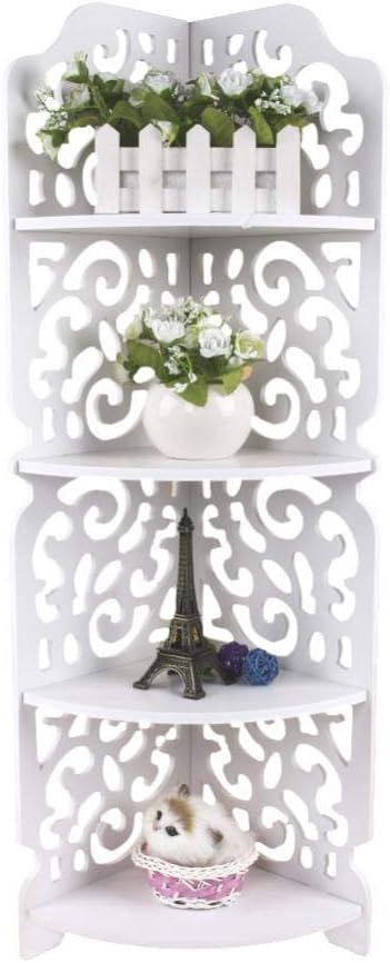 mensola ad angolo per camera da letto