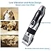 Dog Grooming Clippers - Cordless Quiet Pet Hair Clippers Trimmer Rechargeable with Stainless Steel Blades Dog Comb Shears Best Professional Hair Clipper Set for Dogs Cats Pets Long Short Hair