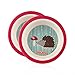 Nuby 2 Piece Bamboo Printed Bowl, Colors May Vary