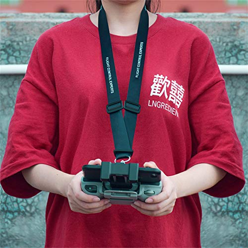 USIRIY-Einstellbar-Lanyard-Drone-Romote-Controller-Tragegurt-mit-Hakenadapter-Fuer-DJI-Mavic-Mini-2-Schwarz