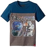 Star Wars Boys' T-Shirt, Warm Turquoise, X-Small/4