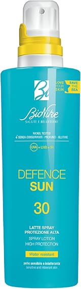 Bionike Defence Sun 30 Latte Spray 200ml Water Resistant Sunscreen Lotion view 1