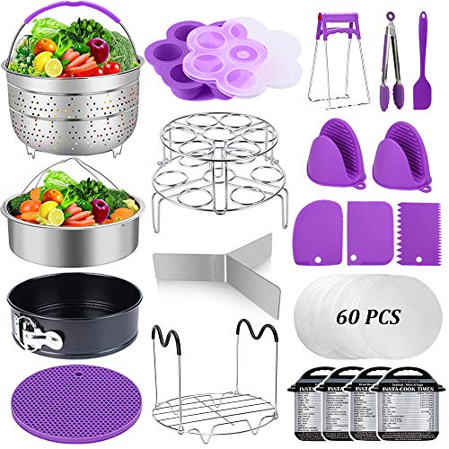 82 Pcs Pressure Cooker Accessories Set Compatible with Instant Pot