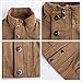 ZooYung Men's Casual Winter Cotton Military Jackets Outdoor Coat Windproof Windbreaker