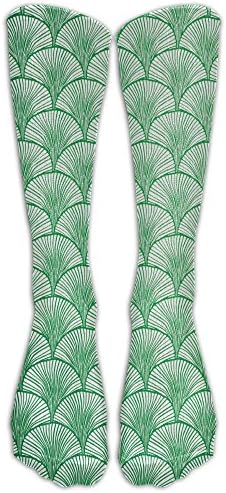 Mermaid Scale Funny Cartoon Dount Knee Socks Girl Golf Novelty Cosplay Casual Long Tube Compression Socks
