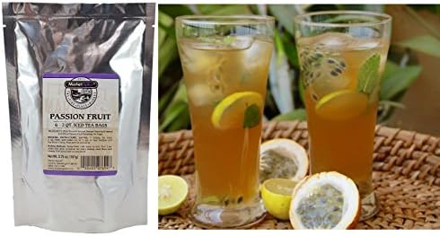Flavored Unsweetened Iced Tea Bags, Marketspice Sun Tea Variety, Separate Assortment With Each Package Containing 6 - 2 Quart Tea Bags (Passion Fruit)