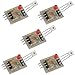 5 PCS Light Sensor Module, Icstation 5V Laser Receiver Sensor Module High Level Output Laser Receiver Arduino Work with Relay Switch, Non-Modulator