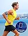 Deego Sports Armband with Built-in Screen Protect Cover (5.5-Inch) and Key Holder Slot - Purple