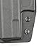 Black Chicago Screw - Thru Hole Binding Post Kit 1/8, 1/4, 3/8, 1/2 Inch Machine Screw Fasteners + Rubber Washers, QuickClipPro Kydex Leather Holster Sheath (1/4