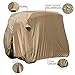 Classic Accessories Fairway Golf Cart Easy-On Cover, Tan, Fits Club Car Precedent, Yamaha Drive & EZ Go