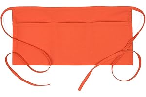 Fame Original 3 Pocket Waist Apron 18132 for Adults in Orange - One Size Fits Most - Unisex (F9-83534)