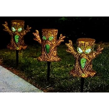 light up halloween stakes