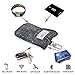 MONOJOY Key Fob Signal Blocking Faraday Bag RFID Key Fob Protector Key Fob Guard Bag Shielding Pouch Faraday Cage Keys for Car Key Fob Keyless Entry Remote (Tweed Signal Blocking Bag)