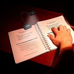 LOAMO Book Light Clip-On LED Reading Light Flexible