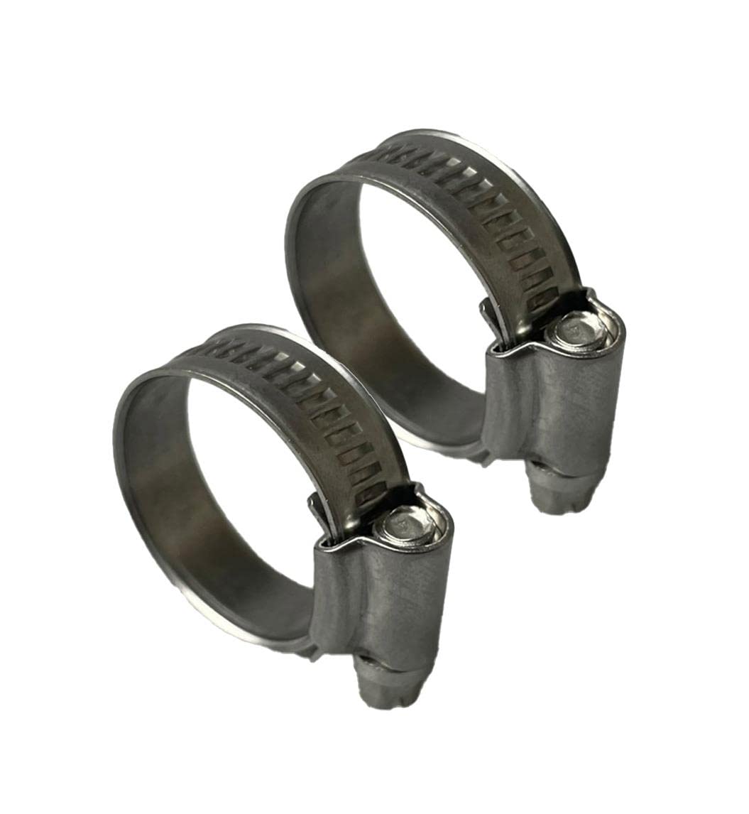 Stainless Steel British Type Hose Clamp 120-140mm x2