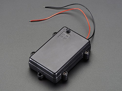 Adafruit Accessories Waterproof 3xAA Battery Holder (1 piece)