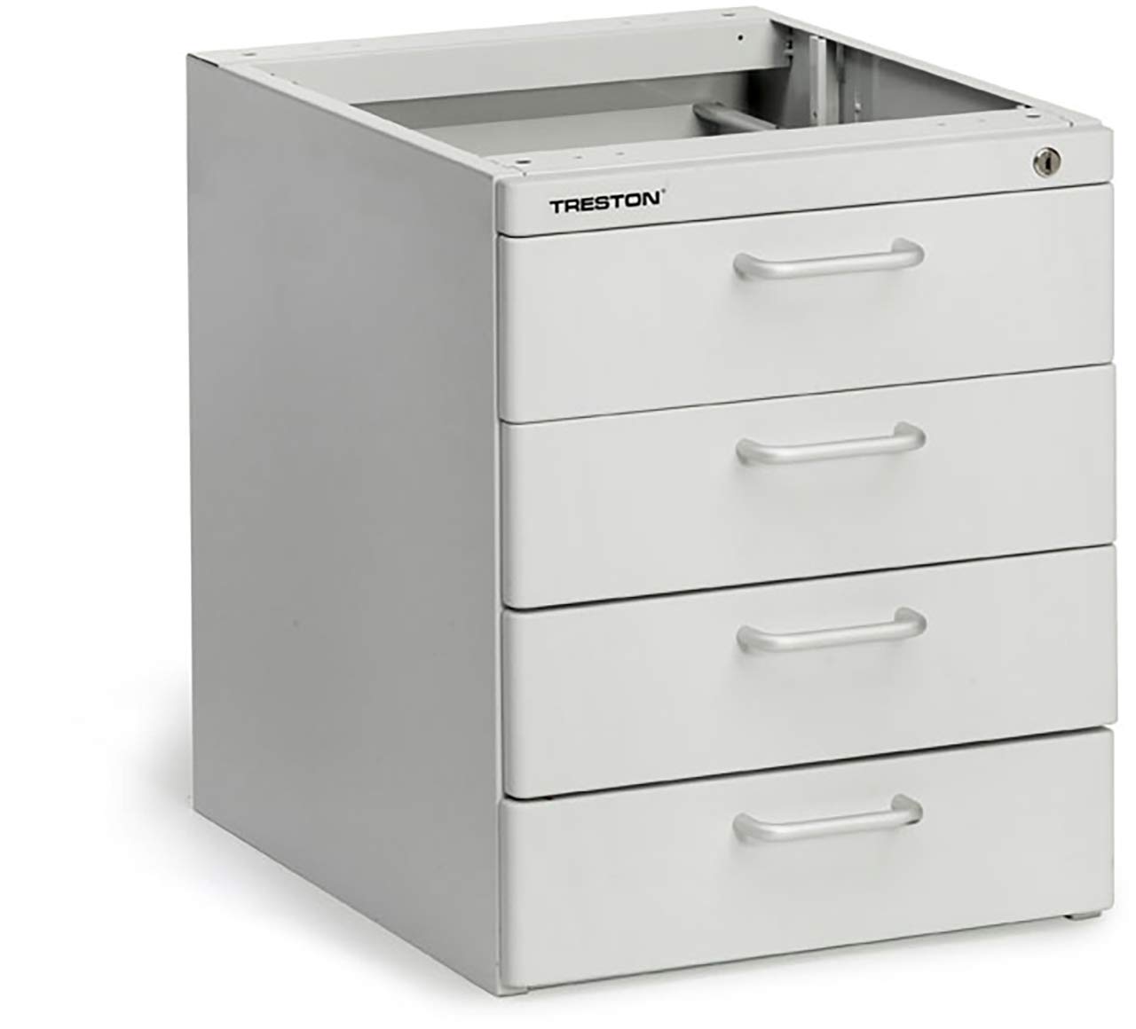 Treston 4 Drawer Unit, LMC04 4ESD, Light Grey