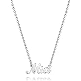 Hidepoo Mia Jewelry Necklace – Personalized Name Pendant Necklace, Dainty Mia Name Necklace Chain Jewelry Gifts for Women