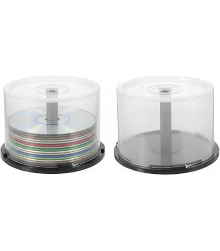 Amazon.com: CD/DVD EMPTY CAKE BOX SPINDLE / 2-PACK - HOLDS 100