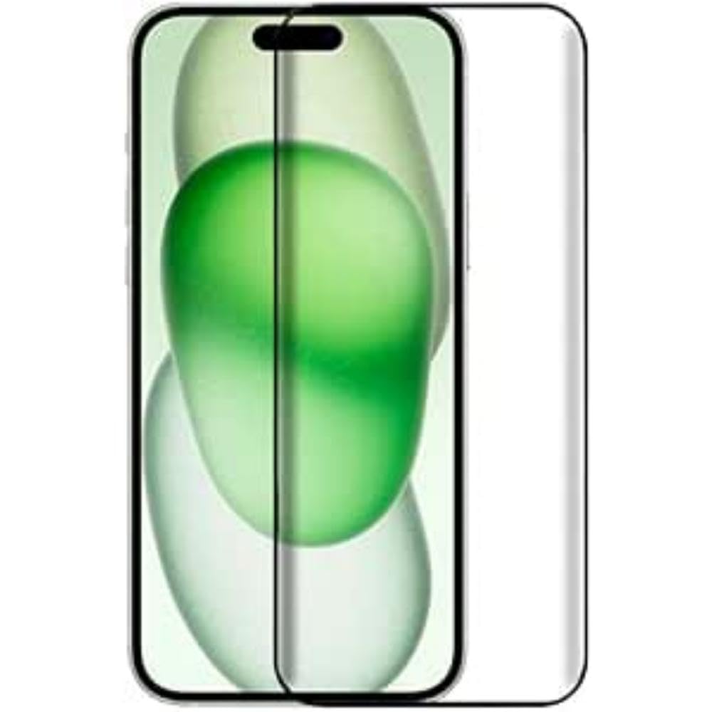 Cool Tempered Glass Screen Protector for iPhone 15 Plus (FULL 3D Black)